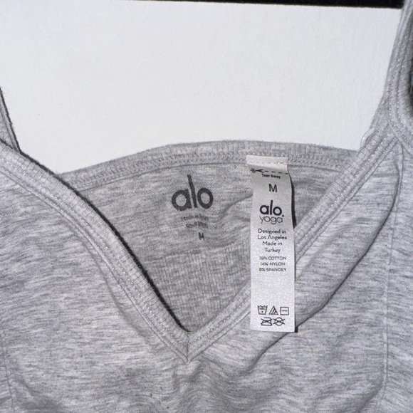 ALO Yoga Gray Sports Bra - Picture 3 of 3